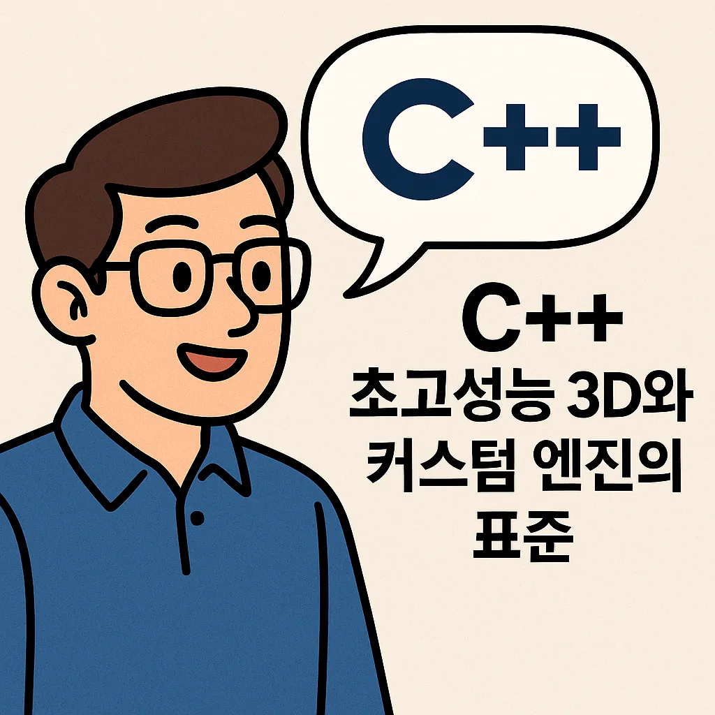 C++ 언어 초고성능 3D와 커스텀 엔진의 표준