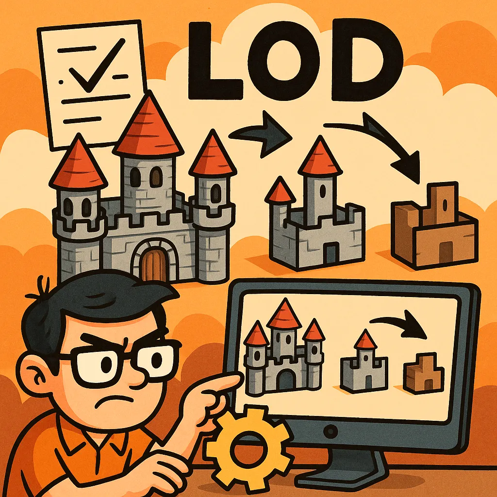 LOD(Level of Detail) 자동화 기법