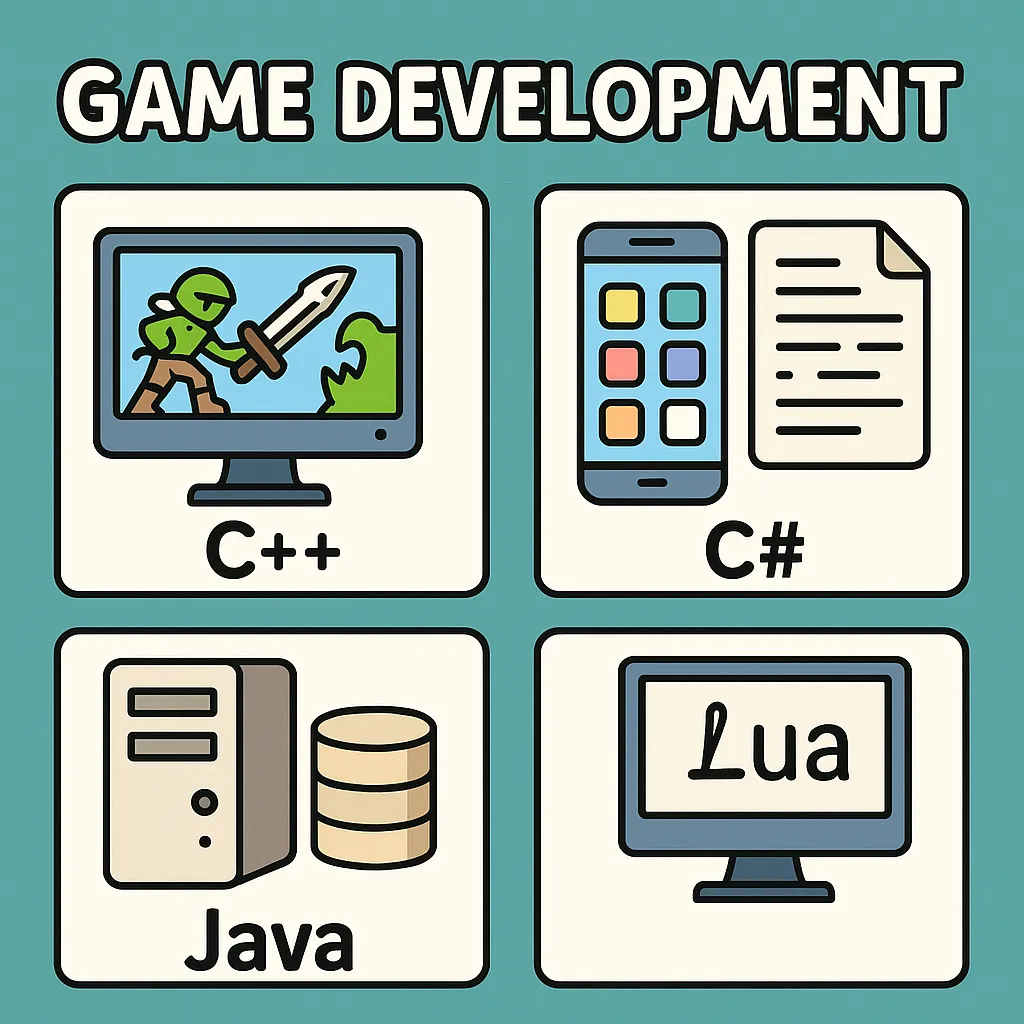 게임 개발에 사용되는 언어